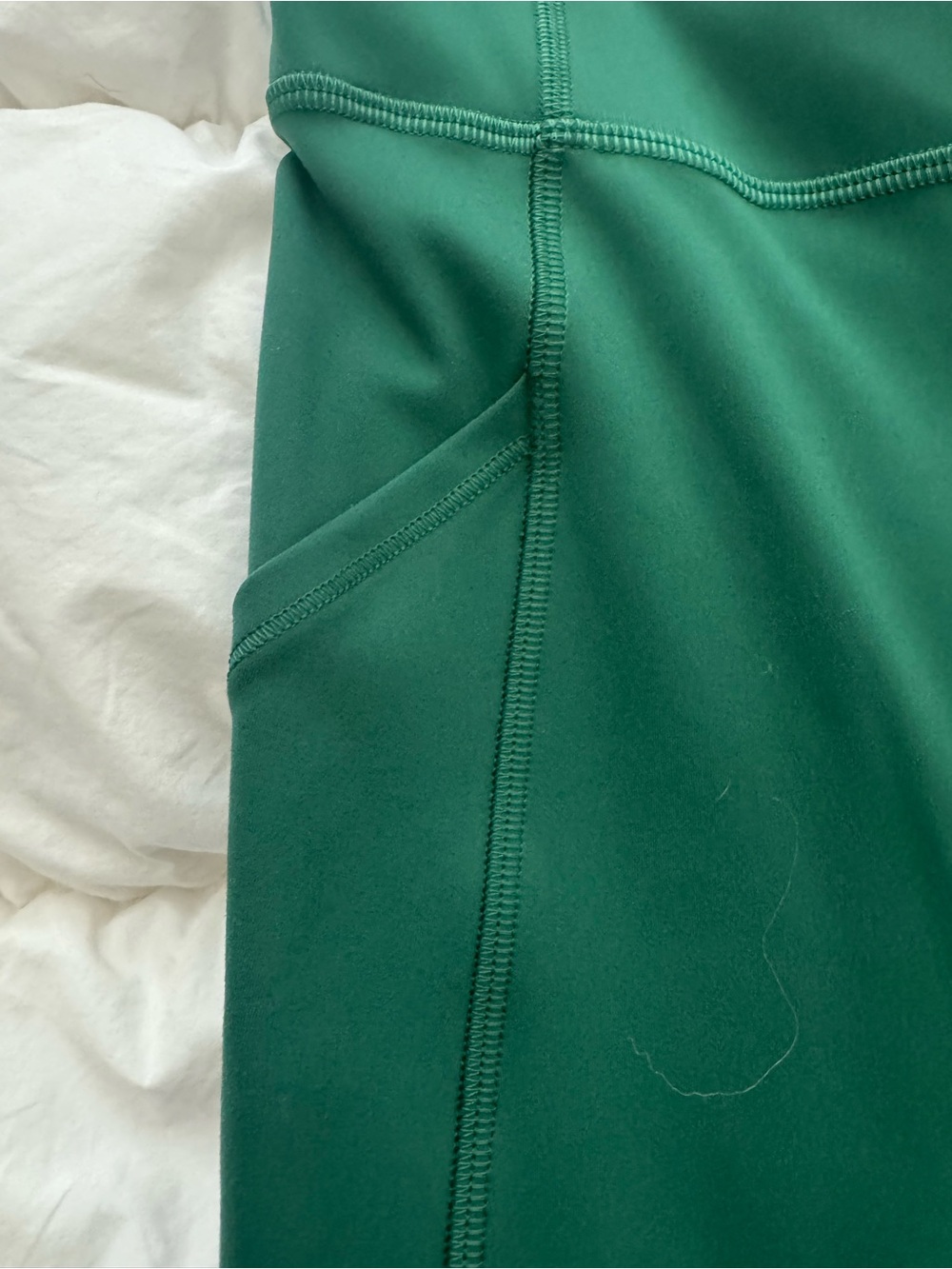 lululemon athletica Forest Green Leggings with Side Pocket - Picture 2 of 6